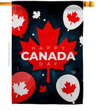 Canada Day Balloon - Canada Provinces Flags of the World Vertical Impressions Decorative Flags HG192634 Made In USA