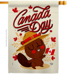 Dominion Day - Canada Provinces Flags of the World Vertical Impressions Decorative Flags HG192645 Made In USA
