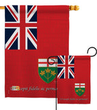 Ontario - Canada Provinces Flags of the World Vertical Impressions Decorative Flags HG108185 Made In USA