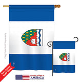 Northwest Territories - Canada Provinces Flags of the World Vertical Impressions Decorative Flags HG140937 Printed In USA