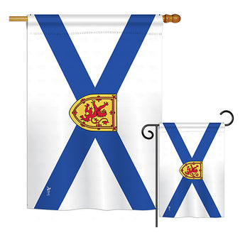 Nova Scotia - Canada Provinces Flags of the World Vertical Impressions Decorative Flags HG140938 Printed In USA