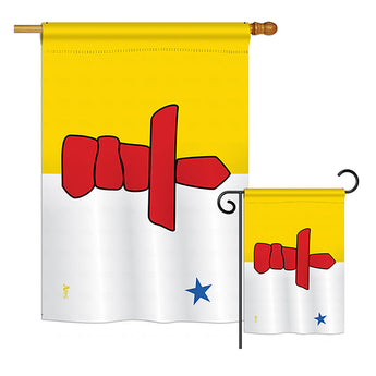 Nunavut - Canada Provinces Flags of the World Vertical Impressions Decorative Flags HG140939 Printed In USA