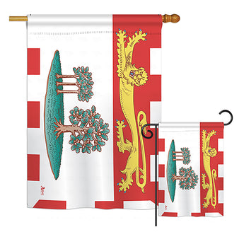Prince Edward Island - Canada Provinces Flags of the World Vertical Impressions Decorative Flags HG140941 Printed In USA