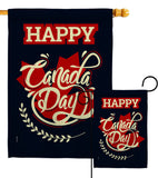 Happy Anniversary Canada - Canada Provinces Flags of the World Vertical Impressions Decorative Flags HG192251 Made In USA