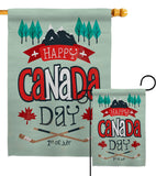 July 1st Canada Day - Canada Provinces Flags of the World Vertical Impressions Decorative Flags HG192278 Made In USA