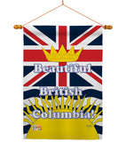 British Columbia - Canada Provinces Flags of the World Vertical Impressions Decorative Flags HG108164 Made In USA