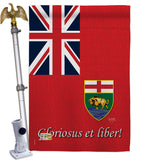 Manitoba - Canada Provinces Flags of the World Vertical Impressions Decorative Flags HG108186 Made In USA