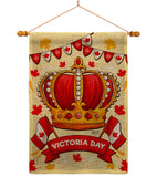 Celebrate Victoria Day - Canada Provinces Flags of the World Vertical Impressions Decorative Flags HG137469 Made In USA