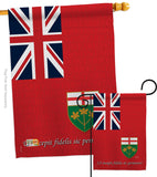 Ontario - Canada Provinces Flags of the World Vertical Impressions Decorative Flags HG108185 Made In USA