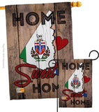 Canada Provinces Yukon Home Sweet Home - Canada Provinces Flags of the World Vertical Impressions Decorative Flags HG191171 Made In USA