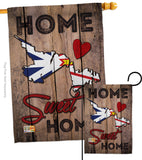 Canada Provinces Newfoundland and Labrador Home Sweet Home - Canada Provinces Flags of the World Vertical Impressions Decorative Flags HG191182 Made In USA