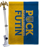 Puck Futin - Support Inspirational Horizontal Impressions Decorative Flags HG170262 Made In USA