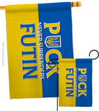 Puck Futin - Support Inspirational Horizontal Impressions Decorative Flags HG170262 Made In USA