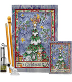 Merry Christmas to You - Christmas Winter Vertical Impressions Decorative Flags HG114124 Made In USA