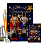 Nutcrackers - Christmas Winter Vertical Impressions Decorative Flags HG114249 Made In USA