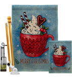 Christmas Coco - Christmas Winter Vertical Impressions Decorative Flags HG114256 Made In USA