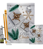 Christmas Presents - Christmas Winter Vertical Impressions Decorative Flags HG137280 Made In USA