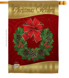 Christmas Wishes - Christmas Winter Vertical Impressions Decorative Flags HG114078 Imported