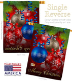 Ornaments - Christmas Winter Vertical Impressions Decorative Flags HG114083 Made In USA