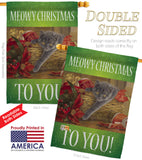 Trouble - Christmas Winter Vertical Impressions Decorative Flags HG114098 Made In USA