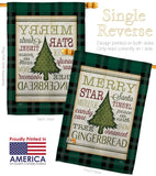 Oh Christmas Tree - Christmas Winter Vertical Impressions Decorative Flags HG114180 Made In USA