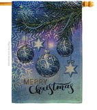 Christmas Ornament - Christmas Winter Vertical Impressions Decorative Flags HG114237 Made In USA