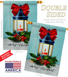 Christmas Lantern - Christmas Winter Vertical Impressions Decorative Flags HG114244 Made In USA