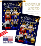 Nutcrackers - Christmas Winter Vertical Impressions Decorative Flags HG114249 Made In USA