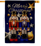 Nutcrackers - Christmas Winter Vertical Impressions Decorative Flags HG114249 Made In USA
