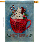Christmas Coco - Christmas Winter Vertical Impressions Decorative Flags HG114256 Made In USA