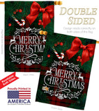 Gifted Christmas - Christmas Winter Vertical Impressions Decorative Flags HG120004 Made In USA