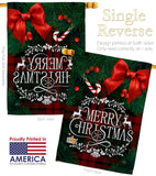 Gifted Christmas - Christmas Winter Vertical Impressions Decorative Flags HG120004 Made In USA