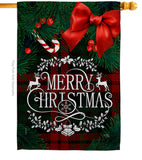 Gifted Christmas - Christmas Winter Vertical Impressions Decorative Flags HG120004 Made In USA