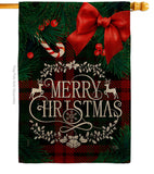 Gifted Christmas - Christmas Winter Vertical Impressions Decorative Flags HG120004 Made In USA