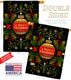 Classic Ornament - Christmas Winter Vertical Impressions Decorative Flags HG120007 Made In USA