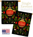 Classic Ornament - Christmas Winter Vertical Impressions Decorative Flags HG120007 Made In USA