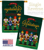 Nutcracker Holiday - Christmas Winter Vertical Impressions Decorative Flags HG120021 Made In USA