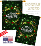 Chirstmas Dreaming - Christmas Winter Vertical Impressions Decorative Flags HG130300 Made In USA