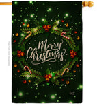 Chirstmas Dreaming - Christmas Winter Vertical Impressions Decorative Flags HG130300 Made In USA