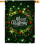 Chirstmas Dreaming - Christmas Winter Vertical Impressions Decorative Flags HG130300 Made In USA