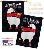 I've Been Good - Christmas Winter Vertical Impressions Decorative Flags HG137314 Made In USA