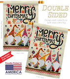 Christmas Gnome - Christmas Winter Vertical Impressions Decorative Flags HG137322 Made In USA