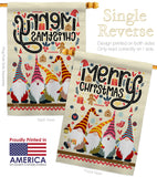 Christmas Gnome - Christmas Winter Vertical Impressions Decorative Flags HG137322 Made In USA