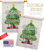Magic of Christmas - Christmas Winter Vertical Impressions Decorative Flags HG191062 Made In USA