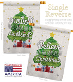 Magic of Christmas - Christmas Winter Vertical Impressions Decorative Flags HG191062 Made In USA