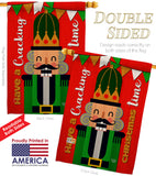 Cracking Christmas - Christmas Winter Vertical Impressions Decorative Flags HG192259 Made In USA