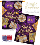 Christmas Gifts - Christmas Winter Vertical Impressions Decorative Flags HG192265 Made In USA