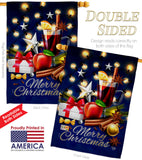 Christmas Wishes - Christmas Winter Vertical Impressions Decorative Flags HG192685 Made In USA