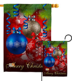 Ornaments - Christmas Winter Vertical Impressions Decorative Flags HG114083 Made In USA