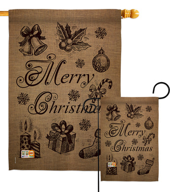 Favorite Things - Christmas Winter Vertical Impressions Decorative Flags HG114107 Made In USA